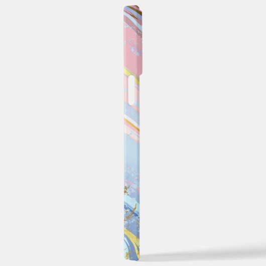 Getextureerde roze achtergrond iPhone hoesje (Rechterkant)