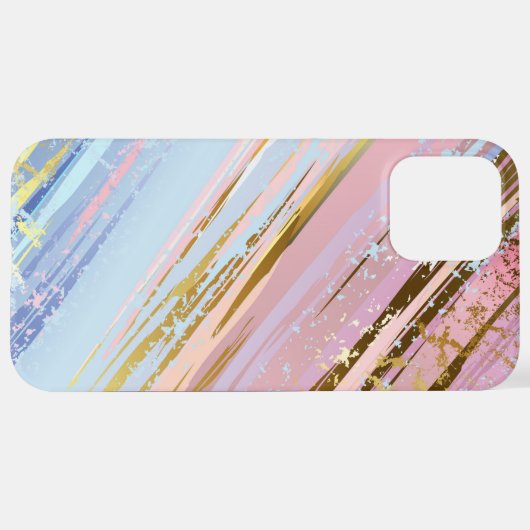 Getextureerde roze achtergrond iPhone hoesje (Achterkant horizontaal)