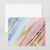 Getextureerde roze achtergrond kaart (Voorkant / Achterkant)