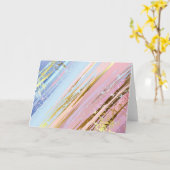 Getextureerde roze achtergrond kaart (Gele Bloem)