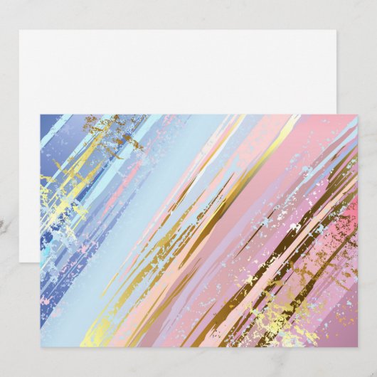 Getextureerde roze achtergrond kaart (Voorkant / Achterkant)