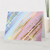 Getextureerde roze achtergrond kaart (Achterkant)