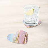 Getextureerde roze achtergrond kartonnen onderzetters (Insitu)