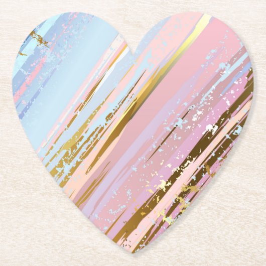 Getextureerde roze achtergrond kartonnen onderzetters (Voorkant)