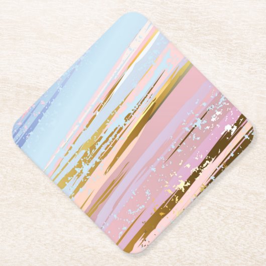 Getextureerde roze achtergrond kartonnen onderzetters (Voorkant)