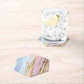 Getextureerde roze achtergrond kartonnen onderzetters (Insitu)