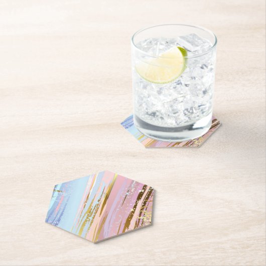 Getextureerde roze achtergrond kartonnen onderzetters (Insitu)