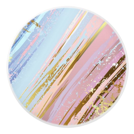 Getextureerde roze achtergrond keramische knop (Voorkant)