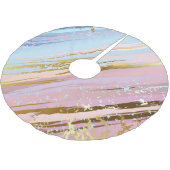 Getextureerde roze achtergrond kerstboom rok (Gekanteld)