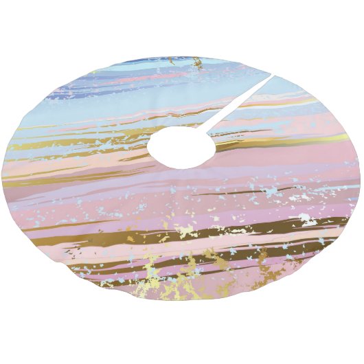 Getextureerde roze achtergrond kerstboom rok (Gekanteld)