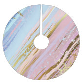 Getextureerde roze achtergrond kerstboom rok (Voorkant)