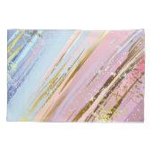 Getextureerde roze achtergrond kussensloop (Achterkant-Links)