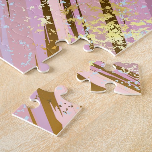 Getextureerde roze achtergrond legpuzzel (Zijkant)