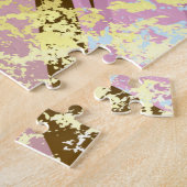Getextureerde roze achtergrond legpuzzel (Zijkant)