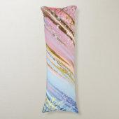 Getextureerde roze achtergrond lichaamskussen (Voorkant Verticaal)