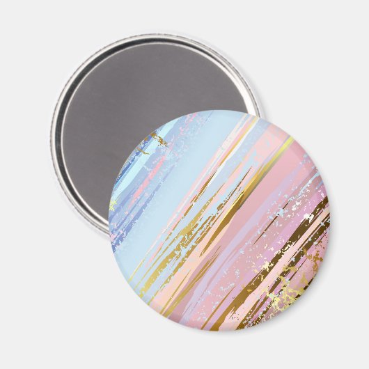 Getextureerde roze achtergrond magneet (Voorkant / Achterkant)