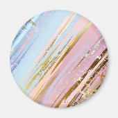 Getextureerde roze achtergrond magneet (Voorkant)