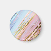 Getextureerde roze achtergrond magneet (Voorkant)