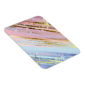 Getextureerde roze achtergrond magneet (Rechterzijde)