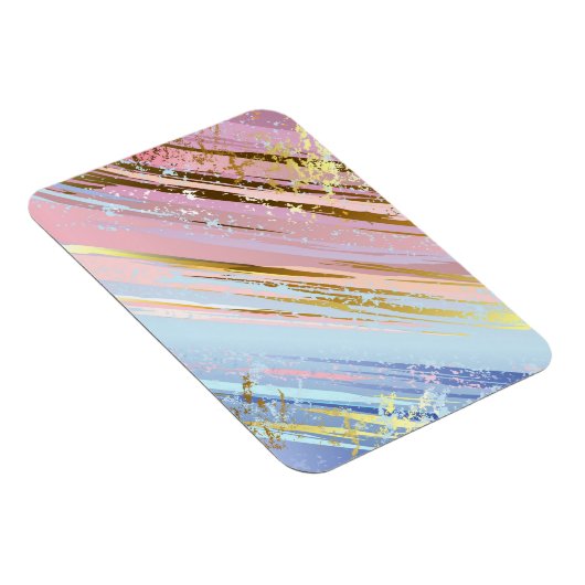 Getextureerde roze achtergrond magneet (Rechterzijde)