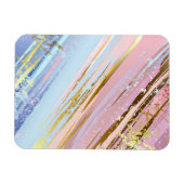 Getextureerde roze achtergrond magneet (Horizontaal)