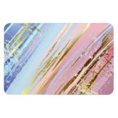 Getextureerde roze achtergrond magneet (Horizontaal)