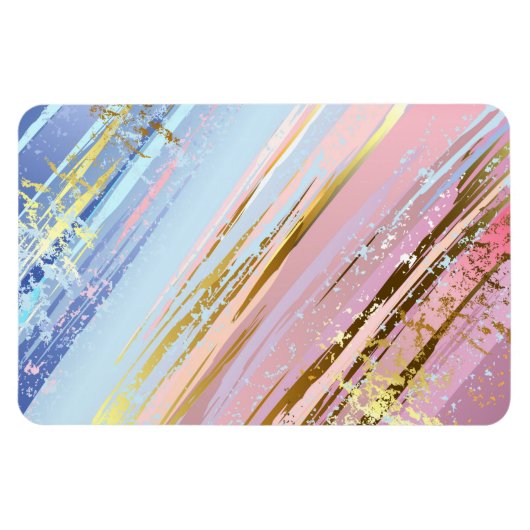 Getextureerde roze achtergrond magneet (Horizontaal)