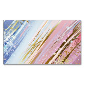 Getextureerde roze achtergrond magnetisch visitekaartje (Voorkant)