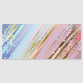 Getextureerde roze achtergrond magnetische uitnodiging (Voorkant)