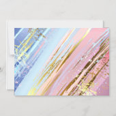 Getextureerde roze achtergrond magnetische uitnodiging (Voorkant)