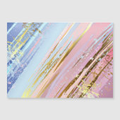 Getextureerde roze achtergrond magnetische uitnodiging (Voorkant)