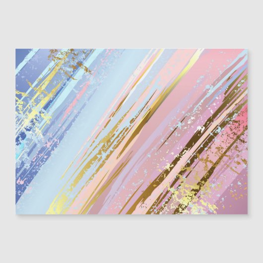 Getextureerde roze achtergrond magnetische uitnodiging (Voorkant)