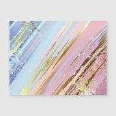 Getextureerde roze achtergrond magnetische uitnodiging (Voorkant)