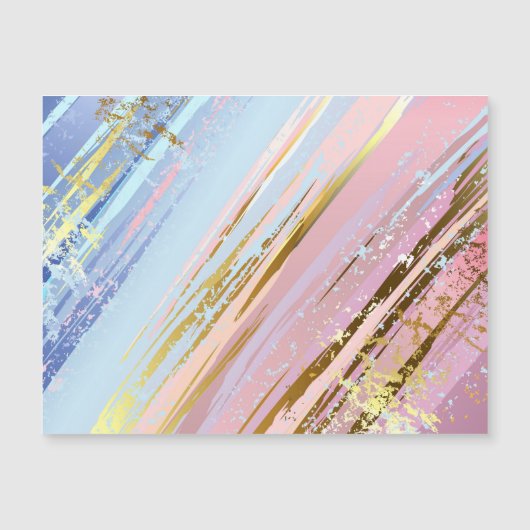 Getextureerde roze achtergrond magnetische uitnodiging (Voorkant)