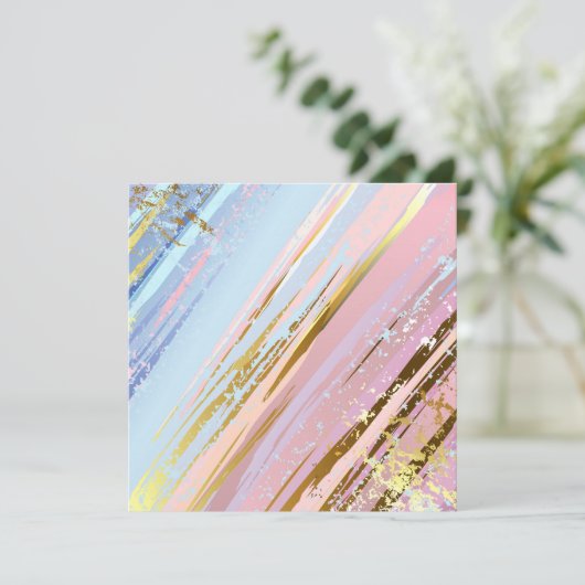 Getextureerde roze achtergrond menu (Staand voorkant)