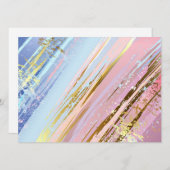 Getextureerde roze achtergrond menu (Voorkant / Achterkant)