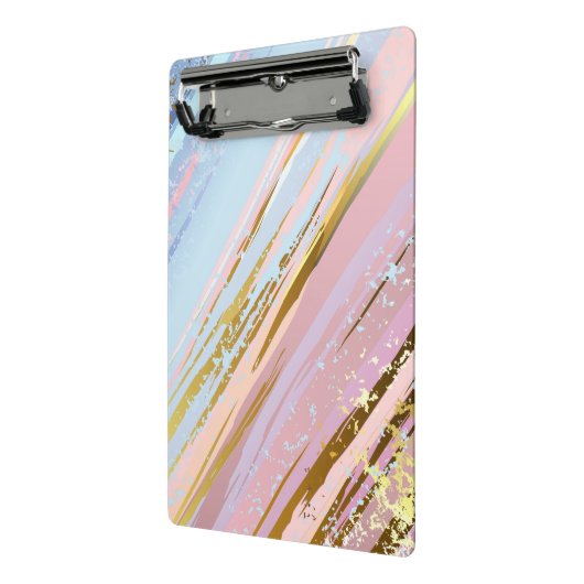 Getextureerde roze achtergrond mini klembord (Angled2)