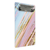 Getextureerde roze achtergrond mini klembord (Schuin)