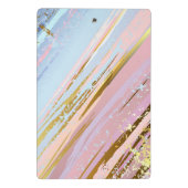 Getextureerde roze achtergrond mini klembord (Achterkant)