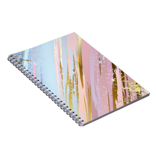 Getextureerde roze achtergrond notitieboek (Rechterzijde)