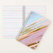 Getextureerde roze achtergrond notitieboek (Binnen)