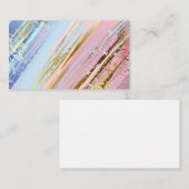 Getextureerde roze achtergrond notitiekaartje (Voorkant / Achterkant)