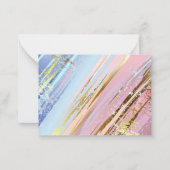 Getextureerde roze achtergrond notitiekaartje (Voorkant)