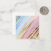 Getextureerde roze achtergrond notitiekaartje (Voorkant / Achterkant in situ)