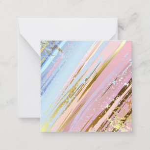 Getextureerde roze achtergrond notitiekaartje