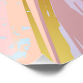 Getextureerde roze achtergrond perfect poster (Hoek)