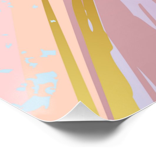 Getextureerde roze achtergrond perfect poster (Hoek)