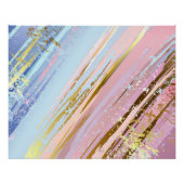 Getextureerde roze achtergrond perfect poster (Voorkant)