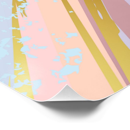 Getextureerde roze achtergrond perfect poster (Hoek)