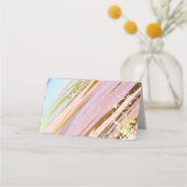 Getextureerde roze achtergrond plaatskaartje (Voorkant)